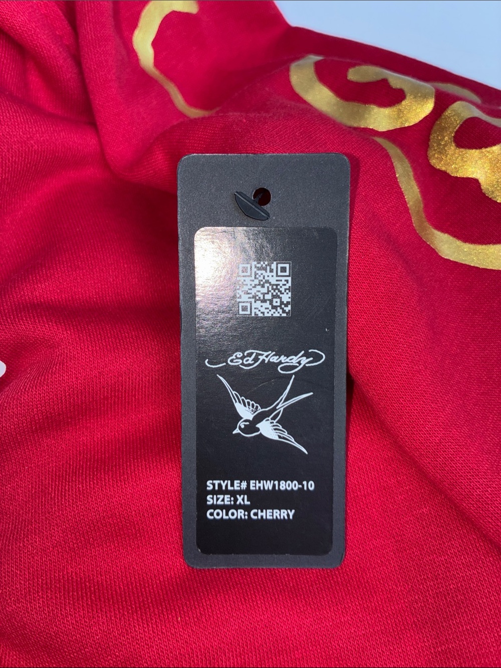 Ed Hardy - Broken Hearts Cropped Hoodie - Picture 8 of 10